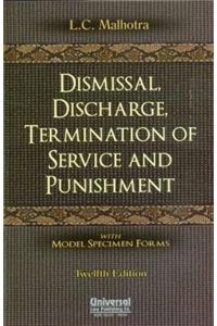 Dismissal, Discharge, Termination of Service and Punishment, 12th Edn., (Hb)