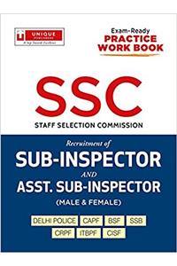 SSC Prcatice Workbook (SUB Insperctor ans Asst. Sub Inspector)