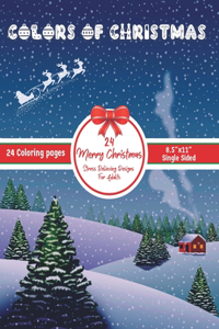 Colors Of Christmas Coloring Book For Adults