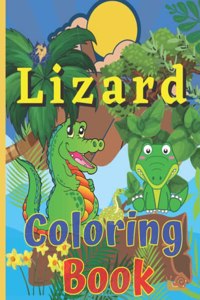 Lizard Coloring Book