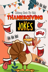Thanksgiving Jokes Coloring Book For Kids