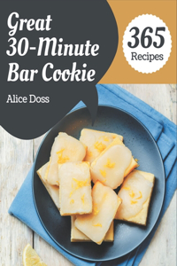365 Great 30-Minute Bar Cookie Recipes
