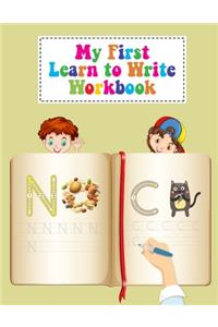 My First Learn to Write Workbook