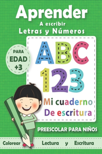 Aprender A Escribir Letras Y Números para NIÑOS