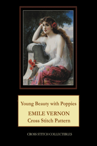 Young Beauty with Poppies