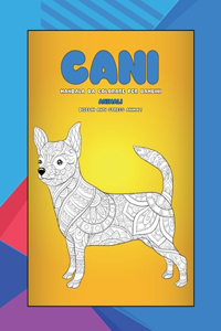 Mandala da colorare per bambini - Disegni Anti stress Animali - Animali - Cani