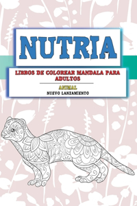 Libros de colorear Mandala para adultos - Nuevo lanzamiento - Animal - Nutria