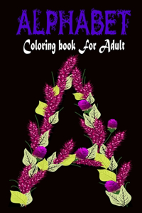 Alphabet Coloring Book For Adult