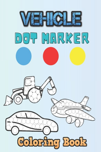 vehicle dot marker coloring book