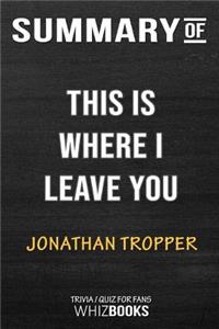 Summary of This Is Where I Leave You