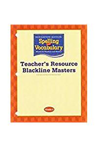 Houghton Mifflin Spelling and Vocabulary: Teacher's Resource Blackline Masters Grade 2