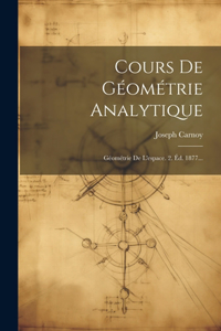 Cours De Géométrie Analytique