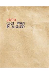 2020 One Year Planner