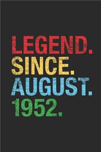 Legend Since August 1952