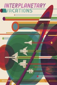 INTERPLANETARY VACATIONS 2023 WALL CALEN