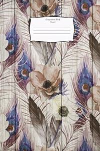 Composition Book Flowers3