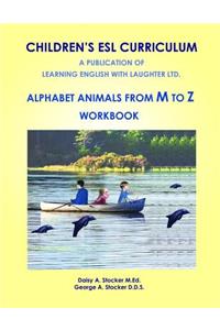 Alphabet Animals M to Z