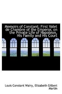 Memoirs of Constant