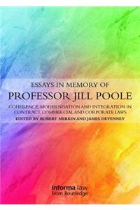 Essays in Memory of Professor Jill Poole