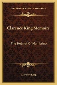 Clarence King Memoirs