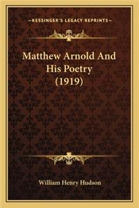 Matthew Arnold and His Poetry (1919)