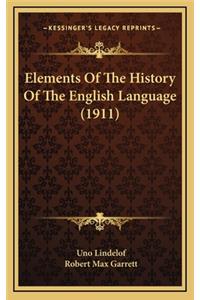 Elements Of The History Of The English Language (1911)