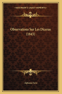 Observations Sur Les Diceras (1843)