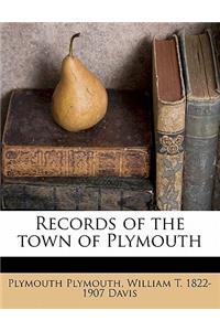 Records of the Town of Plymouth