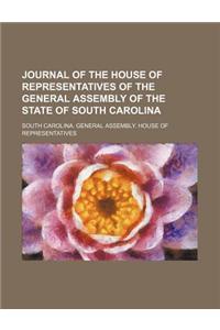 Journal of the House of Representatives of the General Assembly of the State of South Carolina
