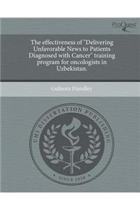 The Effectiveness of 