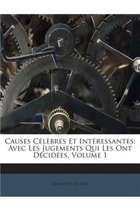 Causes Celebres Et Interessantes