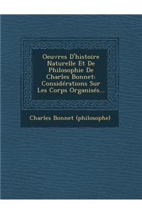 Oeuvres D'histoire Naturelle Et De Philosophie De Charles Bonnet