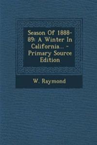Season of 1888-89