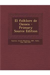 El folklore de Oaxaca