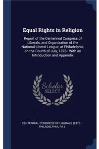 Equal Rights in Religion