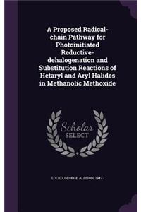 A Proposed Radical-Chain Pathway for Photoinitiated Reductive-Dehalogenation and Substitution Reactions of Hetaryl and Aryl Halides in Methanolic Methoxide