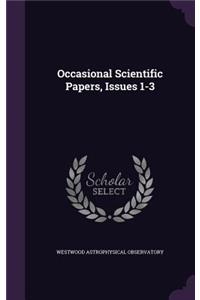 Occasional Scientific Papers, Issues 1-3