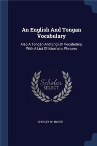 An English And Tongan Vocabulary