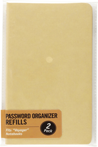 Voyager Internet Password Log Books (2-Pack)