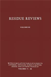 Residue Reviews