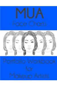 MUA Face Charts Portfolio Workbook for Makeup Artists