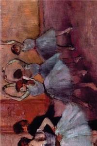 ''Dancers in Light Blue Rehearsing in the Dance Studio'' by Edgar Degas
