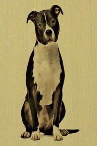 American Staffordshire Terrier: Artified Pets Journal/Notebook/Diary
