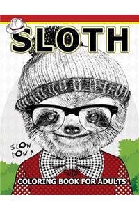 Sloth coloring Book for Adults