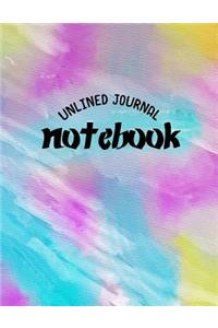 Unlined Journal Notebook