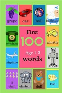 First 100 Age 1-3 Words