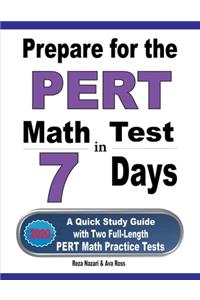 Prepare for the PERT Math Test in 7 Days