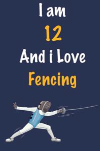 I am 12 And i Love Fencing