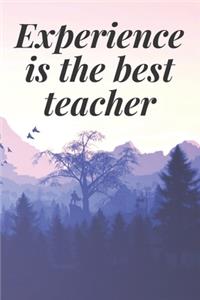 Experience is the best teacher