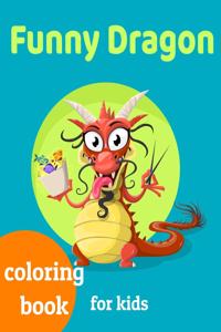 Funny Dragons coloring book for kids